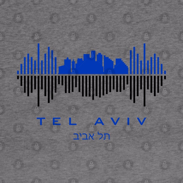 Tel Aviv (תל אביב) Soundwave by blackcheetah